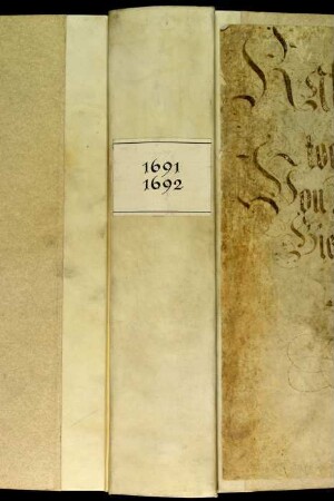 Ratsprotokolle, 1691 Juli 28. - 1692 Juli 29.