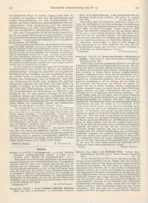 444 [Rezension] Schnitzer, Joseph, Savonarolas Erzieher und Savonarola als Erzieher