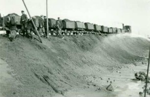 Saaledurchstich Eiserfurt (Kalkbergrutsch bei Bernburg), Latdorf, 1933