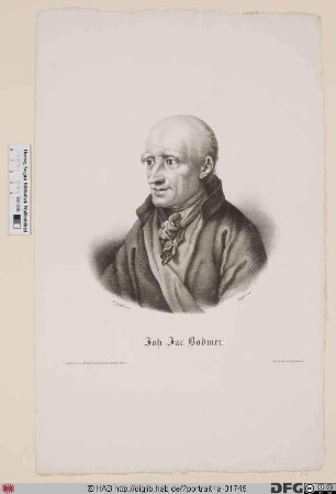 Bildnis Johann Jacob Bodmer
