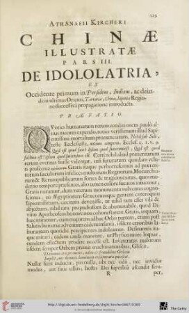 Pars III: De idololatria ex Occidente primum in Persidem, Indiam [...]