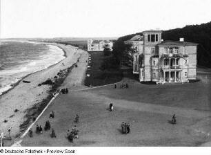 Heiligendamm. Strandpromenade und Villa "Großfürstin Marie"
