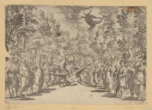 Perseus bekämpft den Drachen