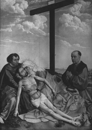 Berlin, Beweinung Christi. Staatliche Museen zu Berlin - Preußischer Kulturbesitz, Gemäldegalerie, Nr.: 526A. Weyden, Rogier van der (Werkstatt)