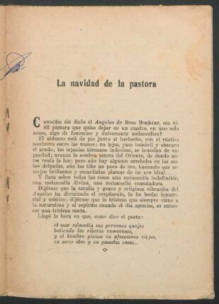 La navidad de la pastora