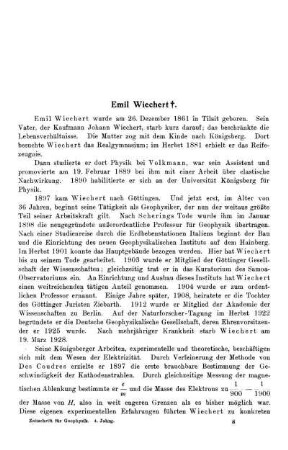 Emil Wichert †
