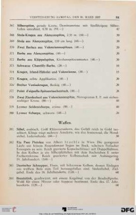 Waffen (Nr. 381-400)