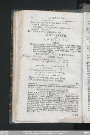 Ode XXXVII. Ad Sodales.