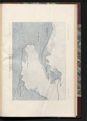 Pl. XV. - Porfirio Díaz Glacier from old terminal Moraine : [Drawing on tracing paper] , Photo. by the Author.