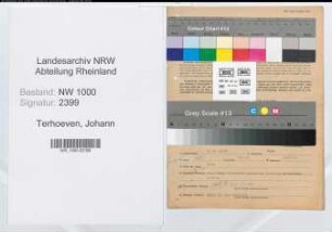 Entnazifizierung Johann Terhoeven, geb. 06.01.1909 (Brandmeister)