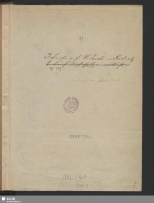 1) Jacobi, Helene: 3 Briefe an Johann Friedrich Reichardt.