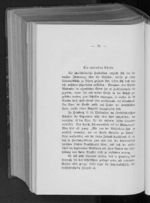 Die redenden Künste.