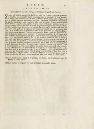 Capitolo XX. Delle Basiliche de' nostri Tempi, e de' disegni di quella di Vicenza