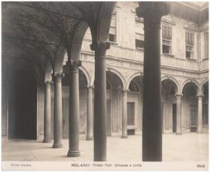 Palazzo Bigli, Mailand: Innenhof