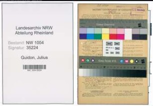 Entnazifizierung Julius Guidon , geb. 03.11.1878 (Geschaeftsinhaberin)