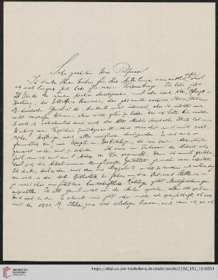 Brief von Fritz Saxl an Franz Boll