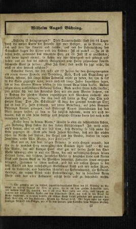 Wilhelm August Bühring : [Nekrolog]
