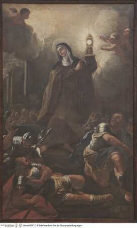Die heilige Klara befreit die Stadt Nardò von den Sarazenen