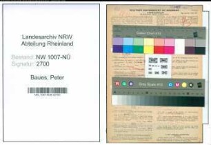 Entnazifizierung Peter Baues , geb. 31.08.1905 (Holzschuhmacher)