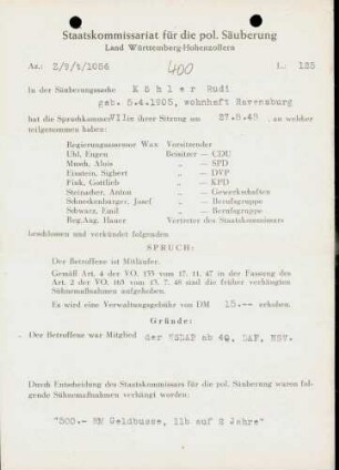 Köhler, Rudi