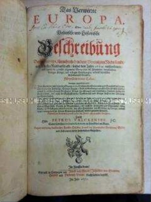 Chronik des Holländischen Krieges, Band 1, Teile 1-4