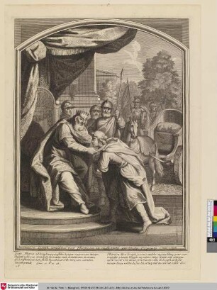 Ioseph constitué par Pharaon en authorité sur toute l'Egipte [Joseph wird zu fürstlicher Hoheit über Ägypten erhoben]
