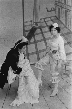 Szenenbilder aus "Neue Odyssee", Ballett in 5 Bildern von Albert Burkat mit Musik von Victor Bruns. Staatsoper Berlin, 15.11.1957 (Uraufführung am 16.11.1957)