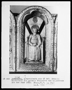 Andreas-Triptychon mit Szenen aus dem Leben des Heiligen — Heiliger Andreas