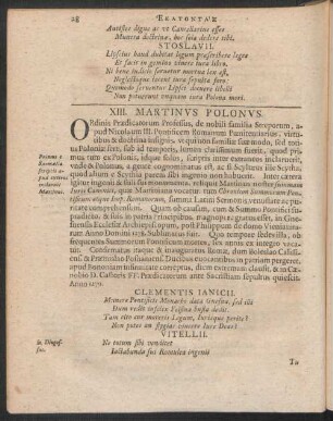 XIII. Martinus Polonus
