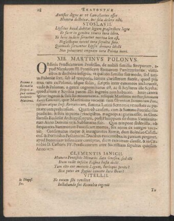 XIII. Martinus Polonus