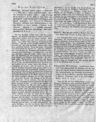 Electoratus Hassiaci auspicia -- celebranda --d. XXII. Maii -- indicit Acad. Marburgensis. Quibus solennibus: ut interesse velint -- rogat Georg. Frid. Creuzer, L. Gr. Eloq. et Poes. Prof. ord. Mythorum ab artium operibus profectorum exemplum proponitur. Sectio prior. --- Natalitiis -- Wilhelmi I. Electoris -- suffragatur Acad. Marburg. oratione d. III. Jun. dicenda, ut adesse dignentur -- precatur G. F. Creuzer. Mythorum - - - exemplum proponitur. Sectio posterior. Marburgi, typis Krieger. MDCCCIII.