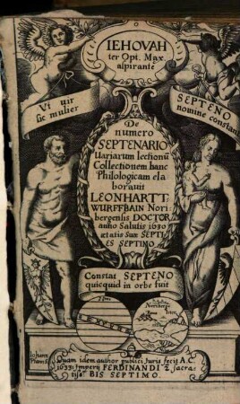 De numero septenario variorum lectionum collectio philologica : in honorem septem viralis senatus imper. reipubl. Noriberg. ...