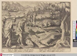 [Die Enthauptung zweier Drachen; Two dragons decapitated]