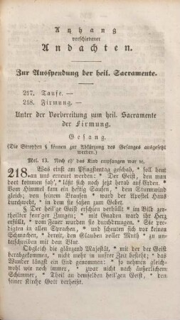 Anhang verschiedener Andachten.