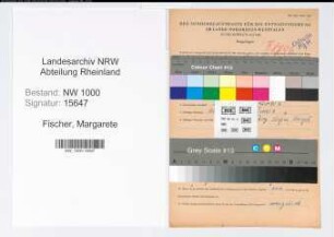 Entnazifizierung Margarete Fischer, geb. 03.03.1893 ()