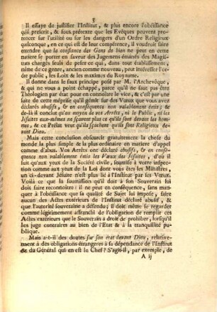 Arrest de la cour de Parlement, qui condamne un imprimé ayant pour titre: Adhésion de Monseigneur l'Evêque d'Amiens, à l'instruction pastorale de Monseigneur l'Archevêque de Paris, sur les atteintes données à l'Autorité de l'Eglise, par les jugemens des tribunaux séculiers dans l'affaire des Jésuites ... : extrait des registres du parlement, du 9 Mars 1764