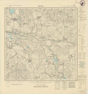 2263 (alte Nr.: 874) Kollatz, Meßtischblatt (4cm - Karte)