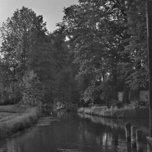 Fließgewässer im Spreewald. : Groble w Błótach.