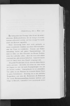 Oldenburg, den 2. März 1905