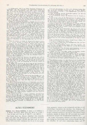 247-250 [Rezension] Eißfeldt, Otto, Kleine Schriften
