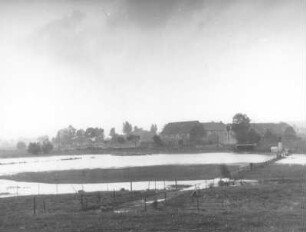 Tal der Kipper bei Türchau nach dem Hochwasser von August/September 1938 : Türchau (Turoszów (Polen)). Tal der Kipper bei Türchau nach dem Hochwasser von August/September 1938