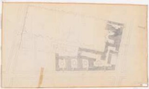 Reichsluftfahrtministerium, Berlin: Lageplan 1:500 (vorhandene Bebauung)