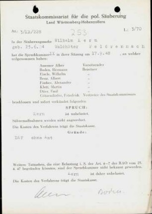 Kern, Wilhelm