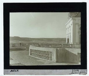 Melk, Stift Melk : Terrasse zur Donau
