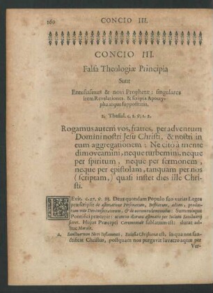 Concio III. Falsa Theologiae Principia ...