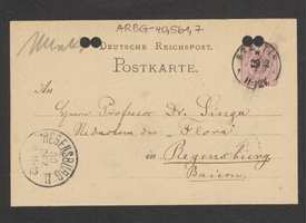 Brief von Arthur Minks an Jakob Singer