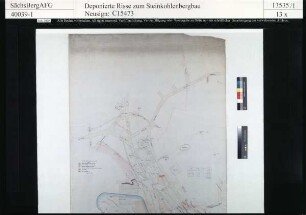 Zwickauer Bürgergewerkschaft, Aktienverein, Flözteufen des Schichtenkohlenflözes, des tiefen Planitzer Flözes, des Ludwig- und Segen-Gottes-Flözes in der Umgebung des Schwanenteiches