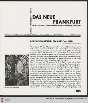 3: Der Palmengarten in Frankfurt am Main