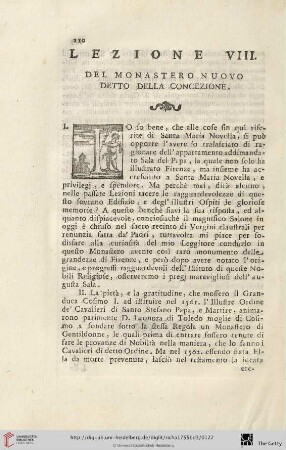 Lezione VIII.