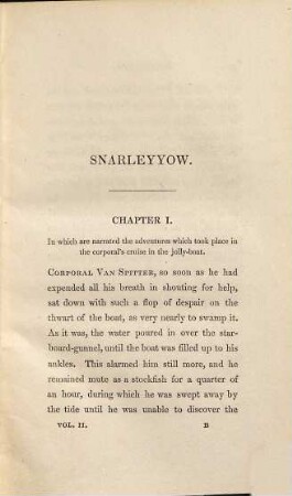 Snarleyyow, or The dog fiend : in three volumes. 2